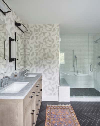  Eclectic Family Home Bathroom. Timeless Tudor by Mazza Collective, LLC.
