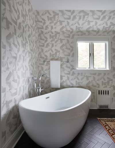  Mid-Century Modern Family Home Bathroom. Timeless Tudor by Mazza Collective, LLC.