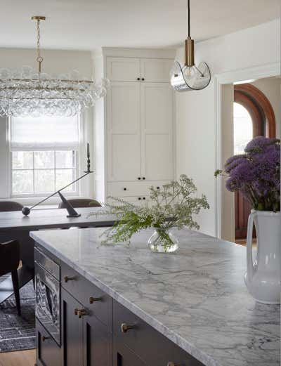  Eclectic Minimalist Family Home Kitchen. Montclair Magic by Mazza Collective, LLC.