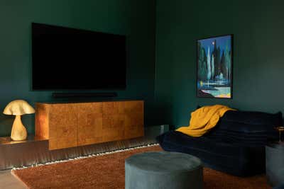  Mid-Century Modern Tropical Living Room. Tustin Tropical by Cinquieme Gauche.