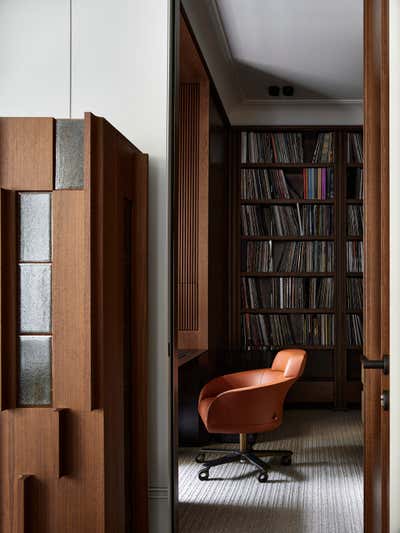 Contemporary Apartment Office and Study. Step Inside an Art Collector's Apartment by O&A Design Ltd.