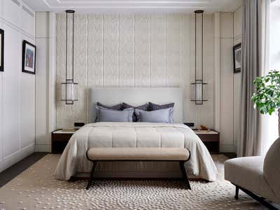  Western Bedroom. Step Inside an Art Collector's Apartment by O&A Design Ltd.