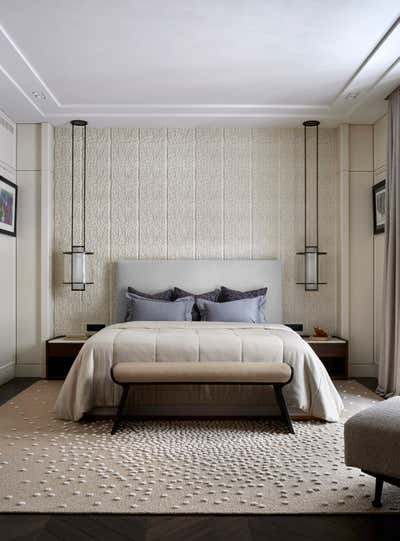 Traditional Bedroom. Step Inside an Art Collector's Apartment by O&A Design Ltd.