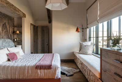  Organic Rustic Bedroom. Bridger Main House by Abby Hetherington Interiors.