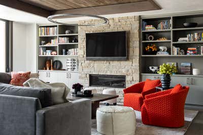 Contemporary Living Room. Village Core by Abby Hetherington Interiors.