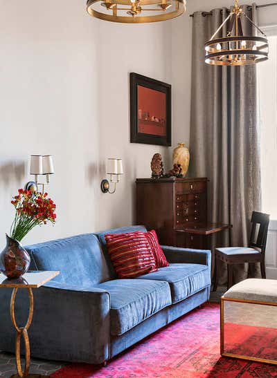  Bohemian Apartment Living Room. Apartment in Barcelona by O&A Design Ltd.