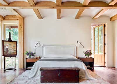  Country Country House Bedroom. Horse Farm by The Design Atelier.