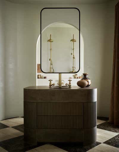  Modern Family Home Bathroom. Lynwood by Montana Labelle Design.