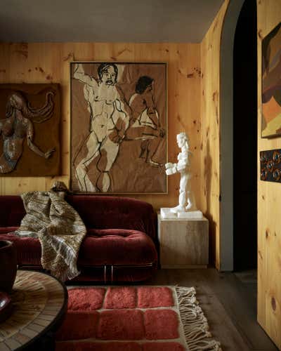 Mid-Century Modern Living Room. Lynwood by Montana Labelle Design.