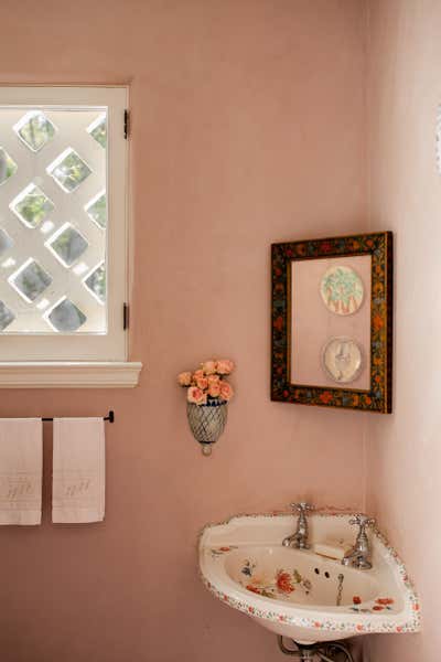  Mediterranean Family Home Bathroom. Tropical  by Courtney Applebaum Design.