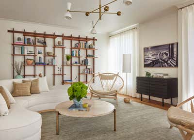  Minimalist Coastal Apartment Living Room. Westwood  by Lewis Birks LLC.
