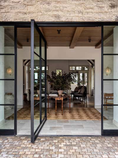 Country Entry and Hall. Villa with a View by Light and Dwell.