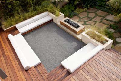  Mediterranean Patio and Deck. Sustainable Beach House by Maienza Wilson.