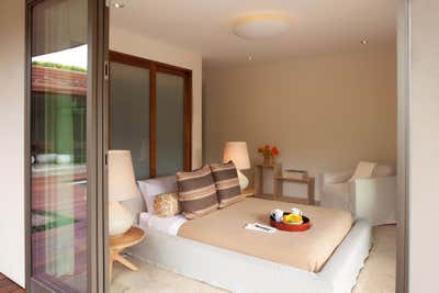  Mediterranean Bedroom. Sustainable Beach House by Maienza Wilson.