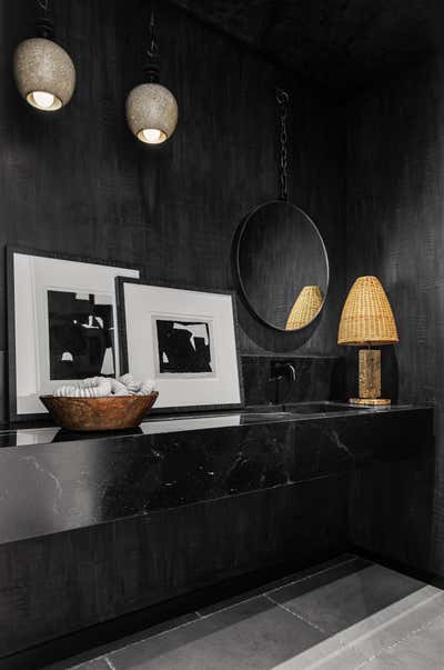  Organic Tropical Bathroom. Coconut Grove Modern by Collarte Interiors.