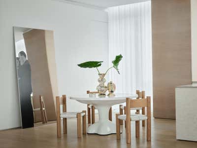  Minimalist Organic Family Home Dining Room. Miami Beach Penthouse by Collarte Interiors.