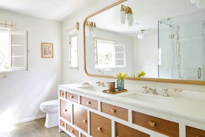 Eclectic Family Home Bathroom. Silver Lake Residence by Gil Interiors Inc.