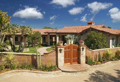  Moroccan Country House Exterior. Montecito Andalusian Estate by Maienza Wilson.