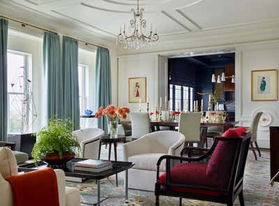  French Apartment Living Room. Buckhead Pied-à-Terre by The Design Atelier.