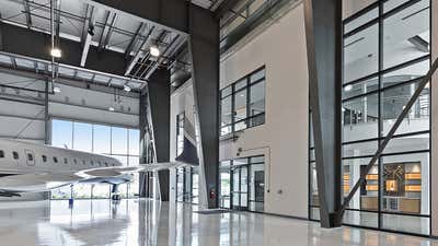 Industrial Entry and Hall. ACI JET, SAN LUIS OBISPO by Maienza Wilson.