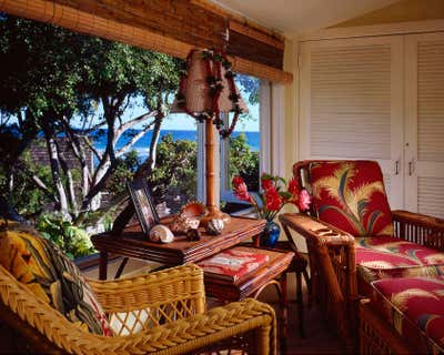  Mediterranean Arts and Crafts Vacation Home Living Room. Honolulu Hideway, Architectural Digest by Maienza Wilson.
