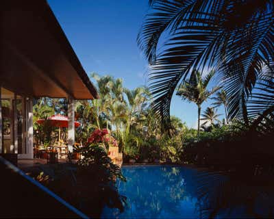  Moroccan Mediterranean Vacation Home Patio and Deck. Honolulu Hideway, Architectural Digest by Maienza Wilson.