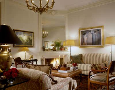 Moroccan Family Home Living Room. Manhattan Classic, Architectural Digest by Maienza Wilson.
