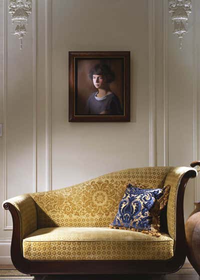  Moroccan British Colonial Family Home Living Room. Manhattan Classic, Architectural Digest by Maienza Wilson.