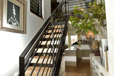  Cottage Lobby and Reception. New York City West Village Loft by Maienza Wilson.