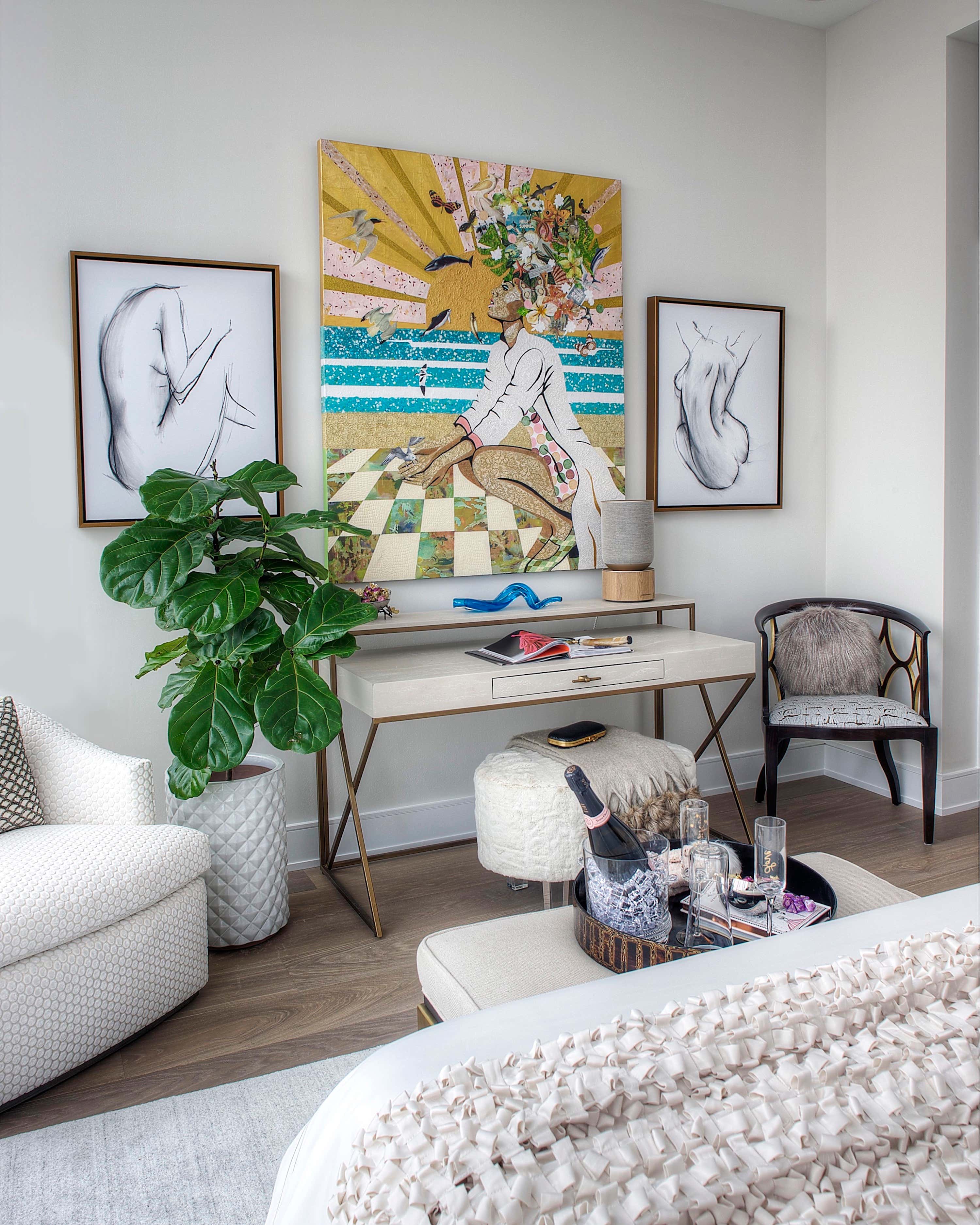 Bedroom by Stella Ludwig Interiors, LLC | 1stDibs