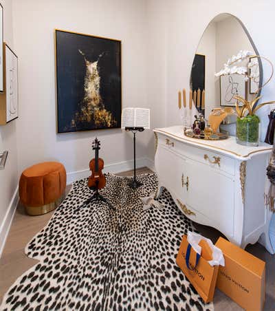 Modern Storage Room and Closet. Arthaus Luxury Penthouse by Stella Ludwig Interiors, LLC.