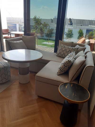  Transitional Apartment Living Room. M Al Arab - MUR by Galleria Design.