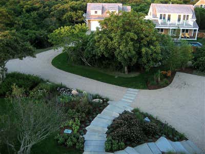  British Colonial Mediterranean Country House Exterior. Nantucket Compound by Maienza Wilson.