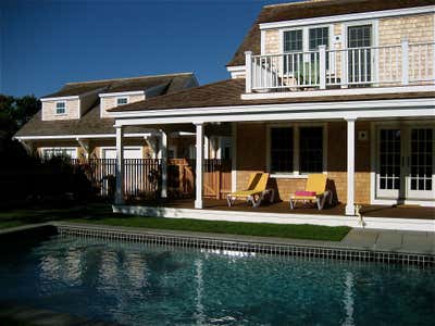  Cottage Patio and Deck. Nantucket Compound by Maienza Wilson.