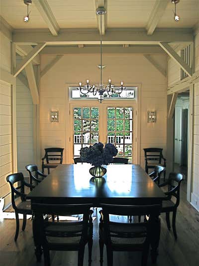  Mediterranean Country House Dining Room. Nantucket Compound by Maienza Wilson.