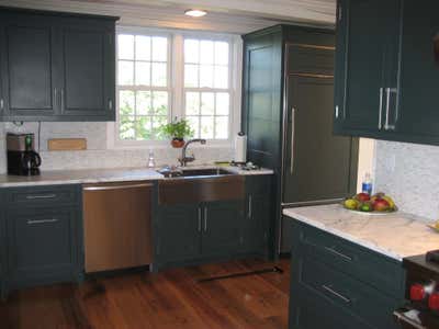  British Colonial Kitchen. Nantucket Compound by Maienza Wilson.