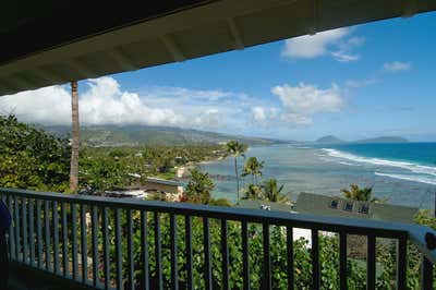  Cottage Beach House Patio and Deck. Honolulu Black Point On Mauanalua Bay by Maienza Wilson.