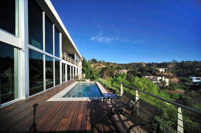  Hollywood Regency Patio and Deck. Hollywood Hills Contemporary by Maienza Wilson.