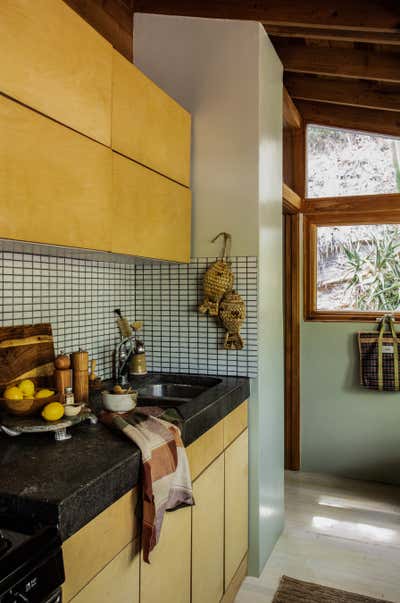  French Family Home Kitchen. Silver Lake Treehouse by LP Creative.