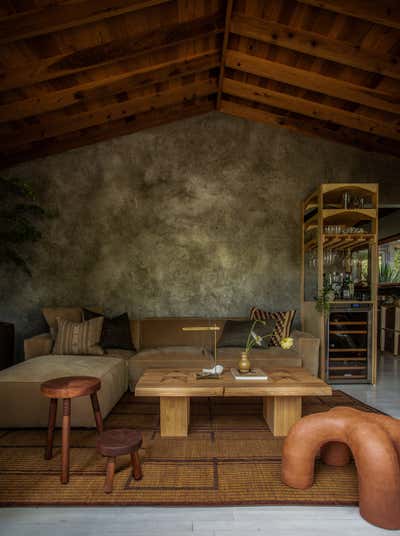  French Rustic Family Home Dining Room. Silver Lake Treehouse by LP Creative.