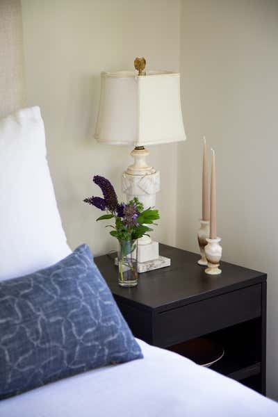  Eclectic Transitional Family Home Bedroom. Lillian by Kelly Martin Interiors.