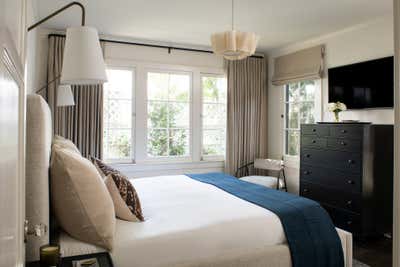  Eclectic Transitional Family Home Bedroom. Lillian by Kelly Martin Interiors.