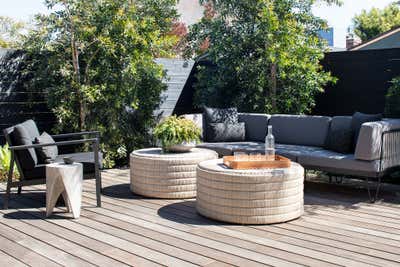 Modern Patio and Deck. Wesley by Kelly Martin Interiors.