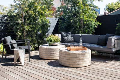 Modern Family Home Patio and Deck. Wesley by Kelly Martin Interiors.