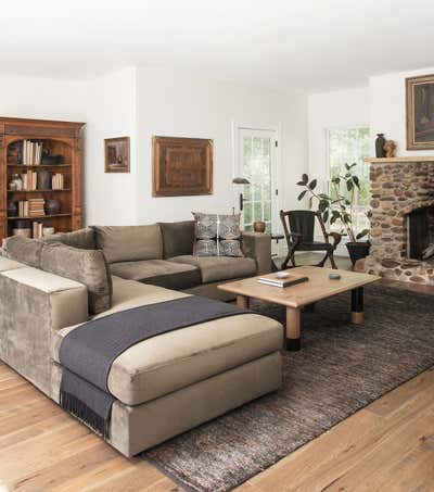  Farmhouse Family Home Living Room. Highview by Kelly Martin Interiors.