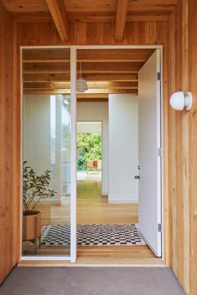  Mid-Century Modern Family Home Entry and Hall. 03 Treehouse by And And And Studio.