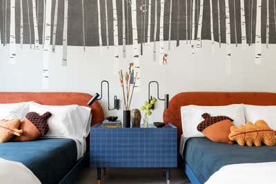  Eclectic Family Home Bedroom. Village Core by Abby Hetherington Interiors.