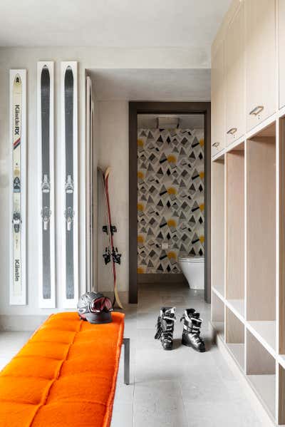 Contemporary Entry and Hall. Village Core by Abby Hetherington Interiors.