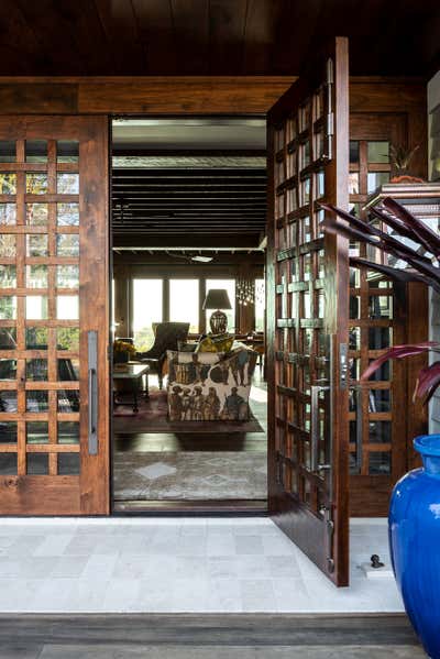  British Colonial Entry and Hall. Boca Beach by Abby Hetherington Interiors.