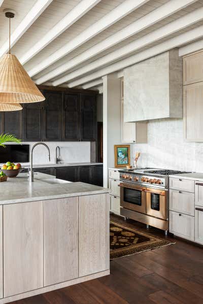  Eclectic Family Home Kitchen. Boca Beach by Abby Hetherington Interiors.